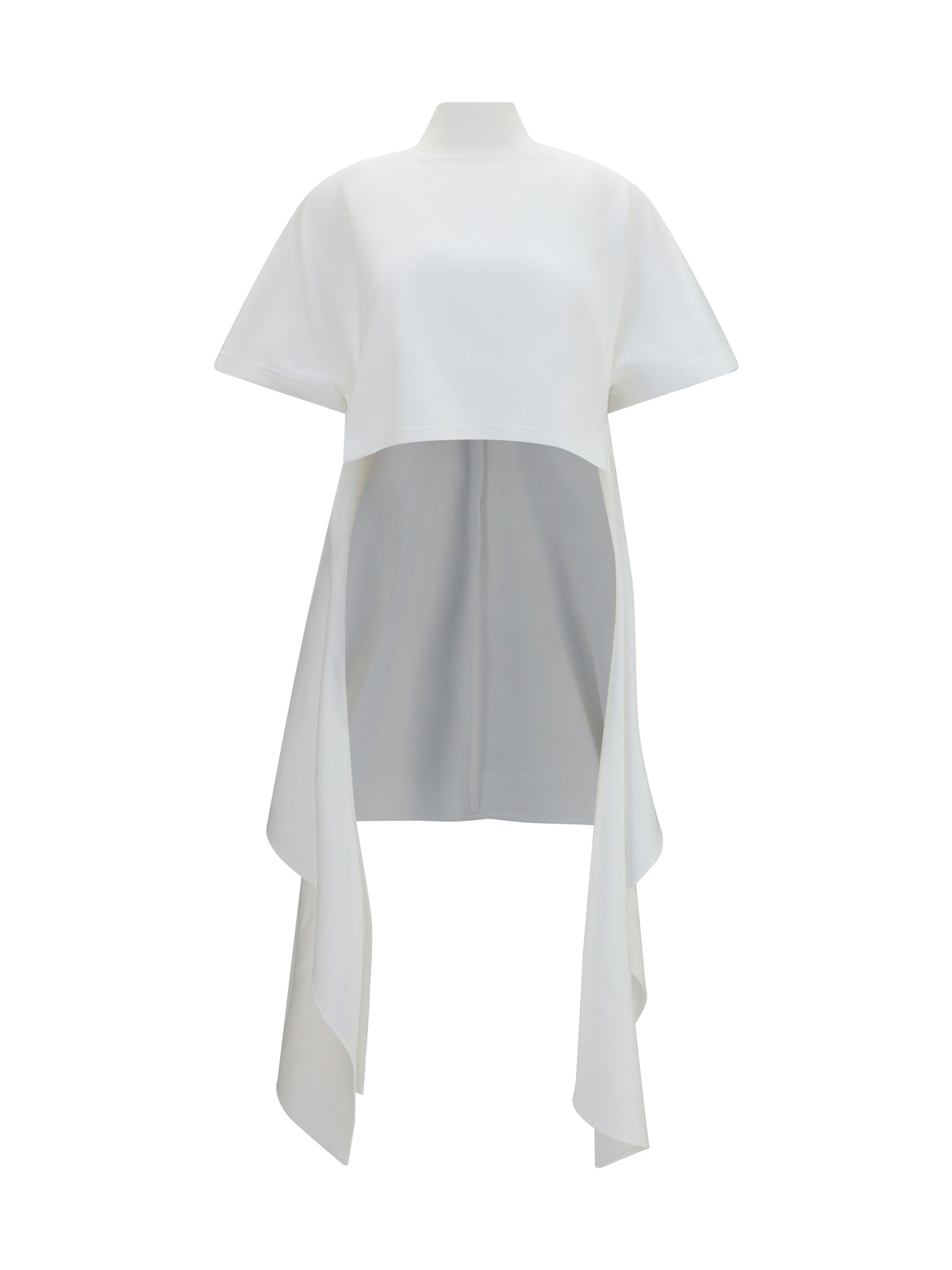 Alaïa Asymmetric cotton T-shirt - Blanc
