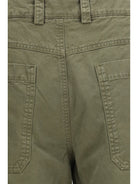 Off-White Racing Staff cotton gabardine Pants - Dusty Olive