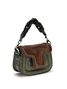 Pierre Hardy Alphaville Handbag - Khaki-Hazelnut-Black