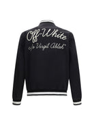 Off-White Script Cotgab Souvenir Varsity Jacket - Black - White