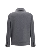 Valentino Wool and cashmere Jacket - Grey Dark Melange