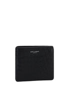 Saint Laurent Leather Wallet - Black