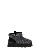 Pinko Tweed and lurex ankle Boots - Pewter
