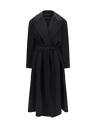 Dolce & Gabbana Long virgin wool Coat - Black