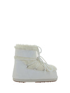 Moon Boot Icon Low Faux Fur Boots - Optical White