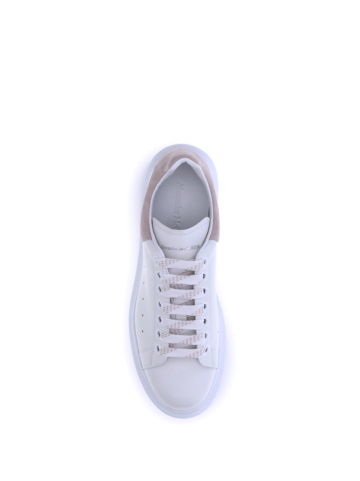 Alexander McQueen Leather Sneakers - Off White