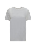Balmain Embroidered jersey T-shirt - Blanc/Blanc