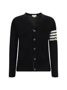 Thom Browne Virgin wool Cardigan - Black