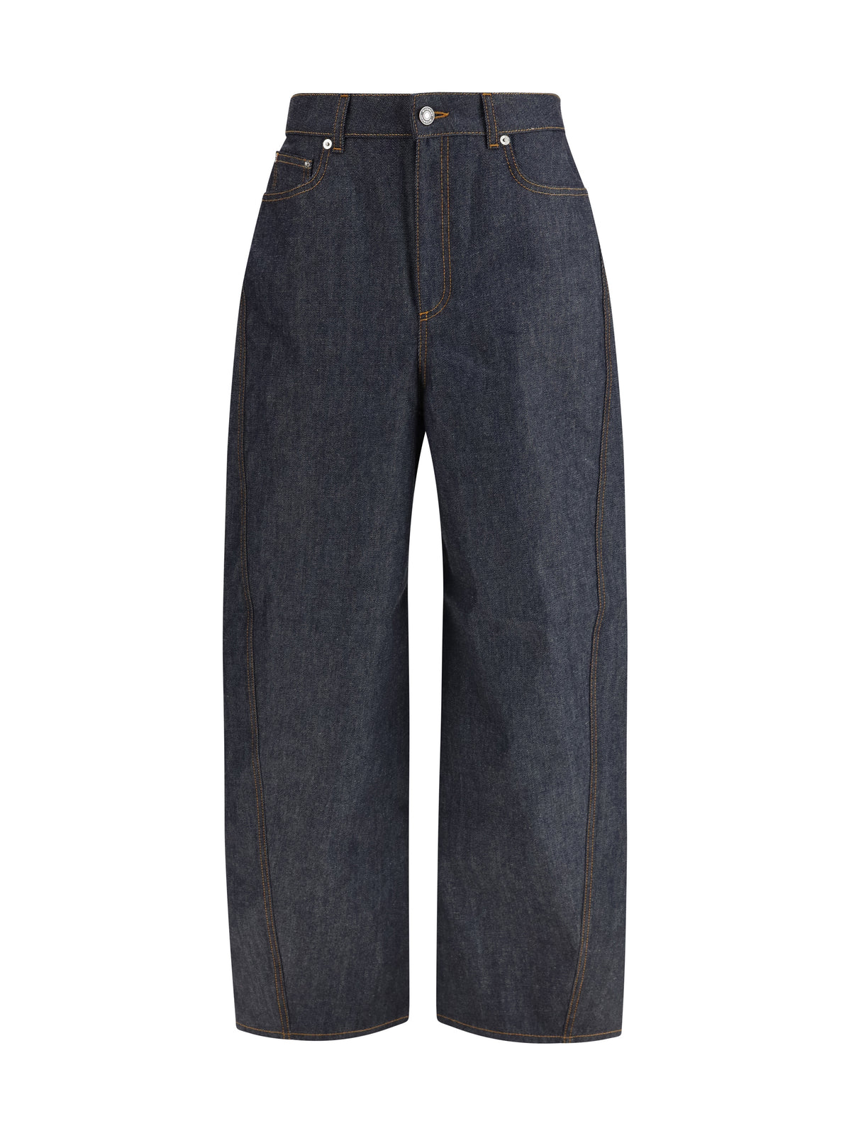 Givenchy Raw Cocoon Pants - Dark Blue
