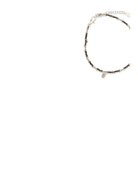 Brunello Cucinelli Hematite and 925 sterling silver Anklet - Ematite Brown+Oro Light