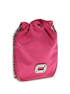 Roger Vivier Nano Pilgrim Bucket Bag - Fuxia Medium