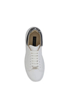 Philipp Plein Leather Sneakers - White