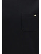 Valentino Sweatshirt with pocket and VLogo - Black