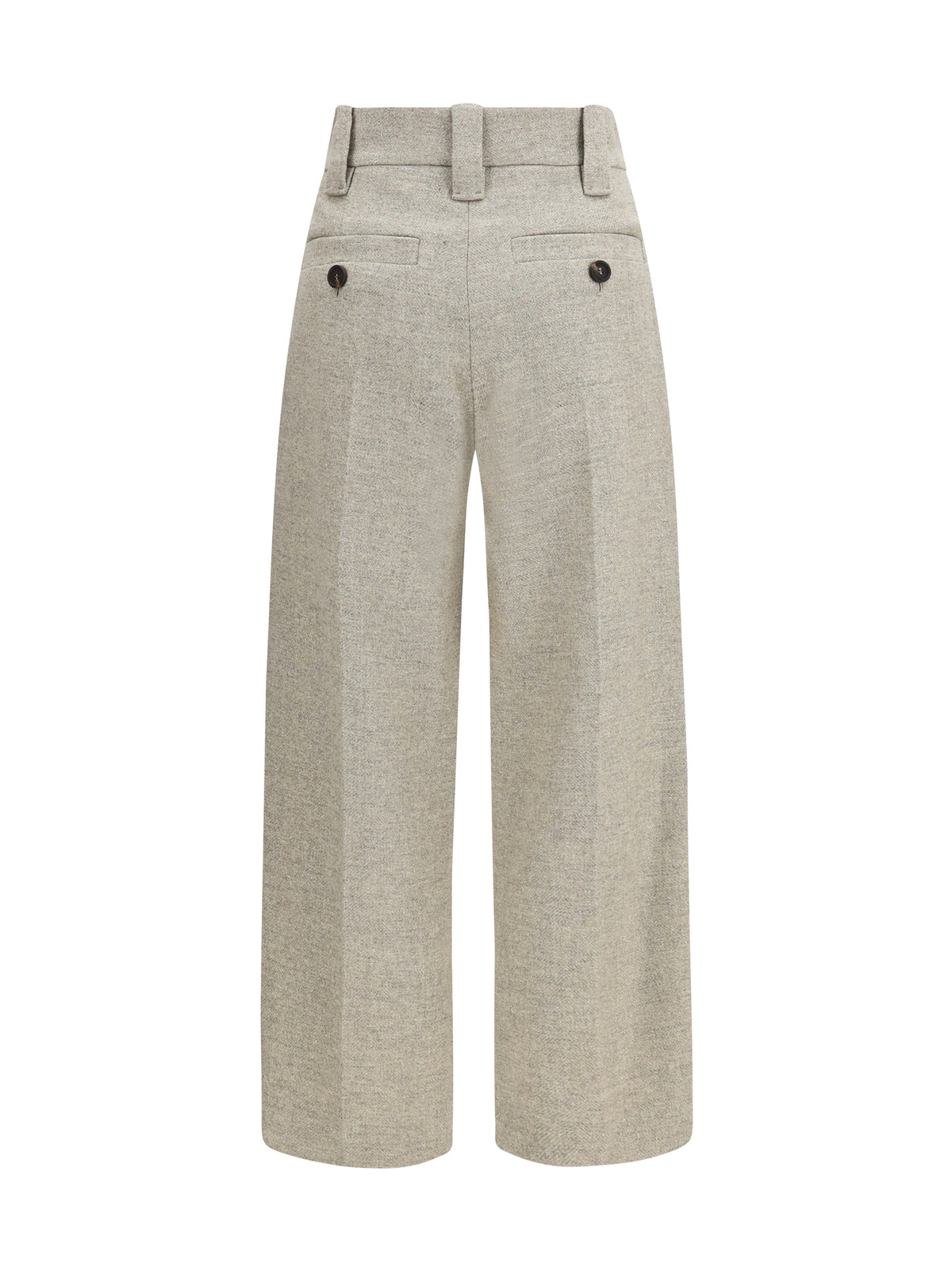 Brunello Cucinelli High-waisted pleated Pants - Beige