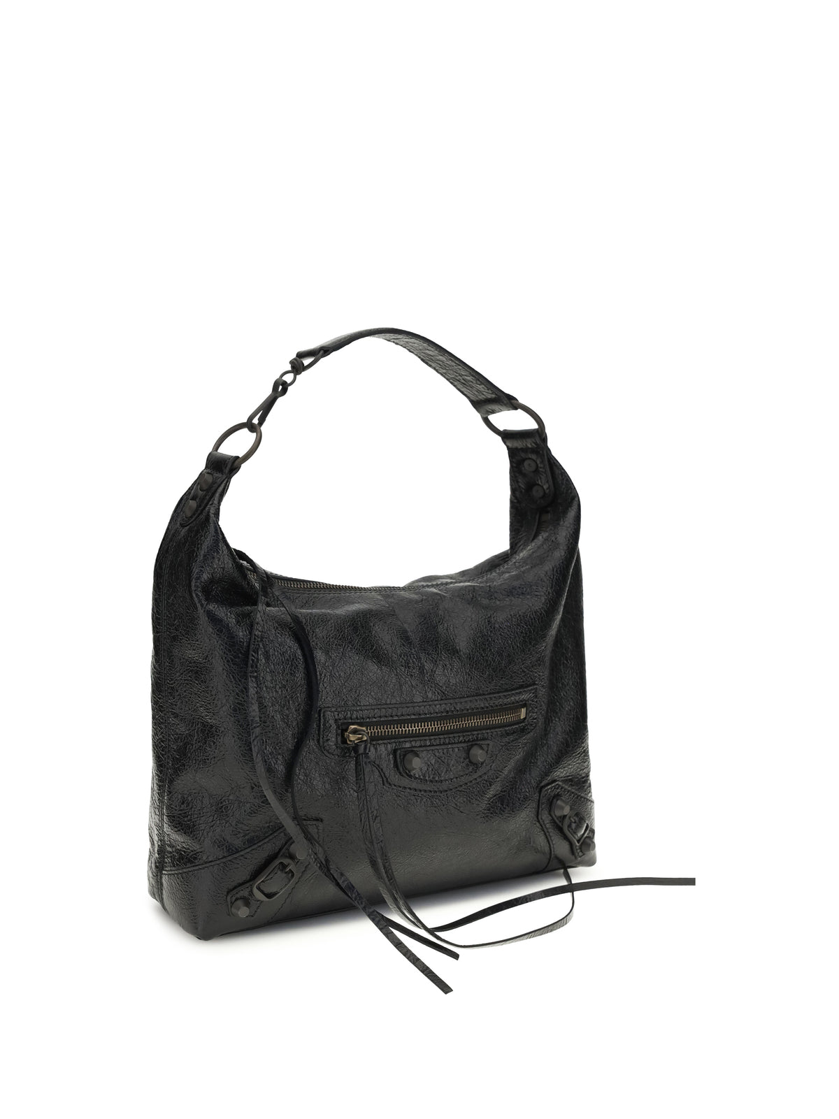 Balenciaga Small Le City hobo Shoulder Bag - Black
