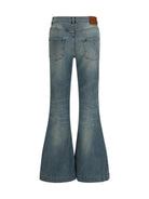 Alexander McQueen Flared denim Jeans - Navy
