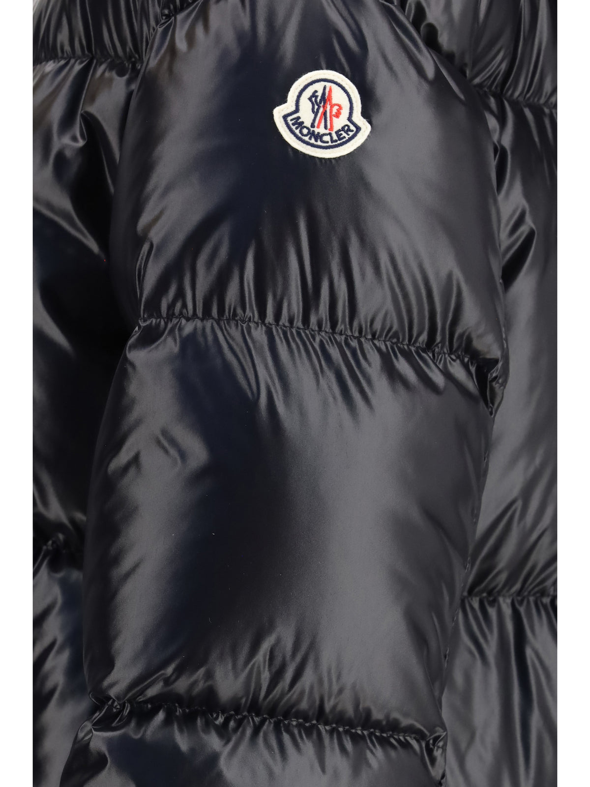 Moncler Harfang long Hooded Down Coat - Black