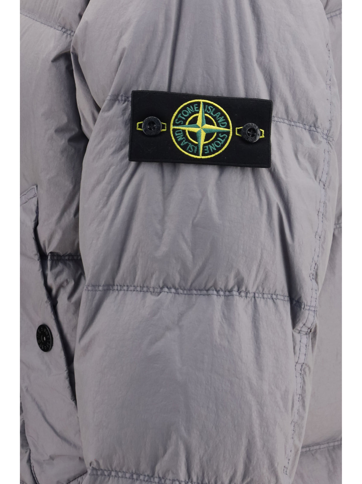 Stone Island Quilted high-neck Puffer Jacket - Grey