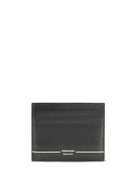 Ferragamo Leather Card Holder - Black