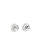 Self-Portrait Small Knot Earrings - Silver