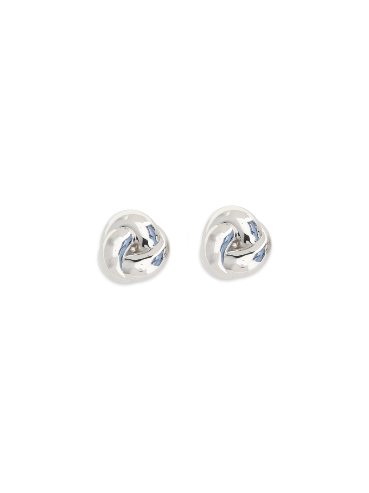 Self-Portrait Small Knot Earrings - Silver