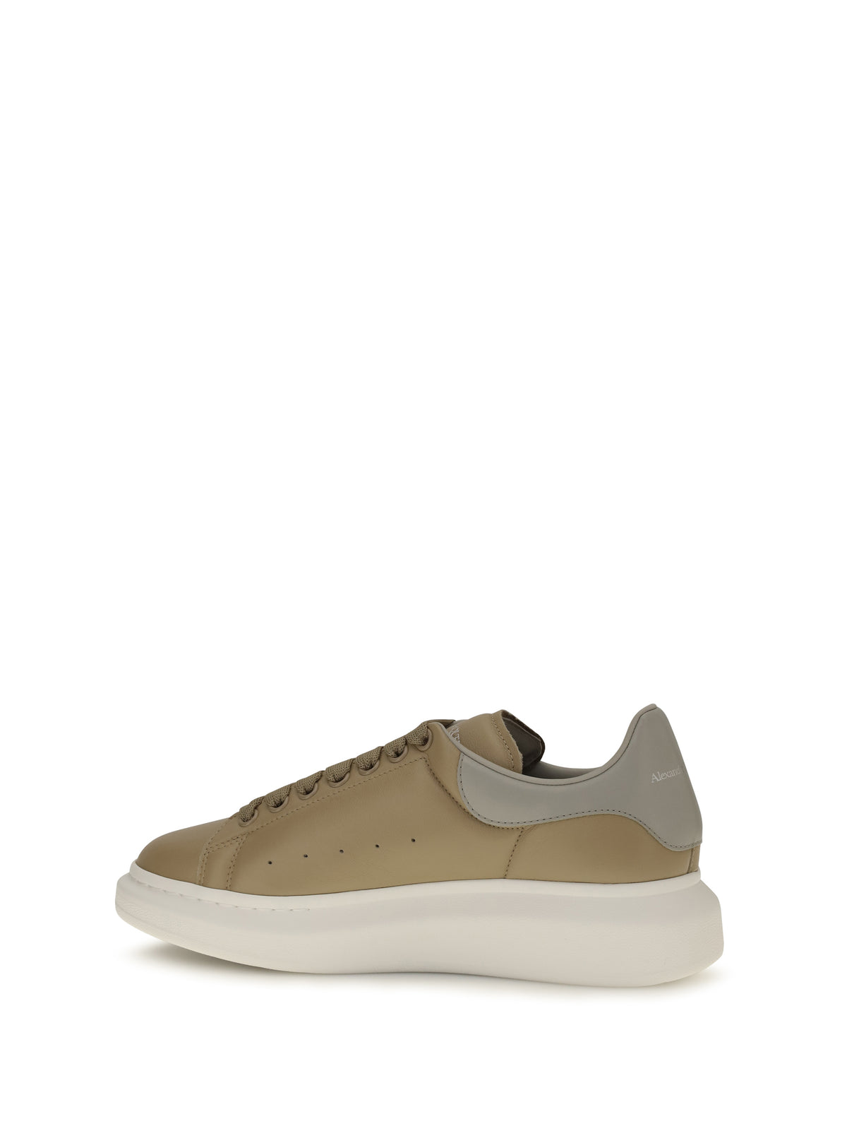 Alexander McQueen Leather Sneakers - Sand/Stone