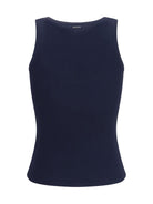 Max Mara Ribbed jersey Tank Top - Blue Marino