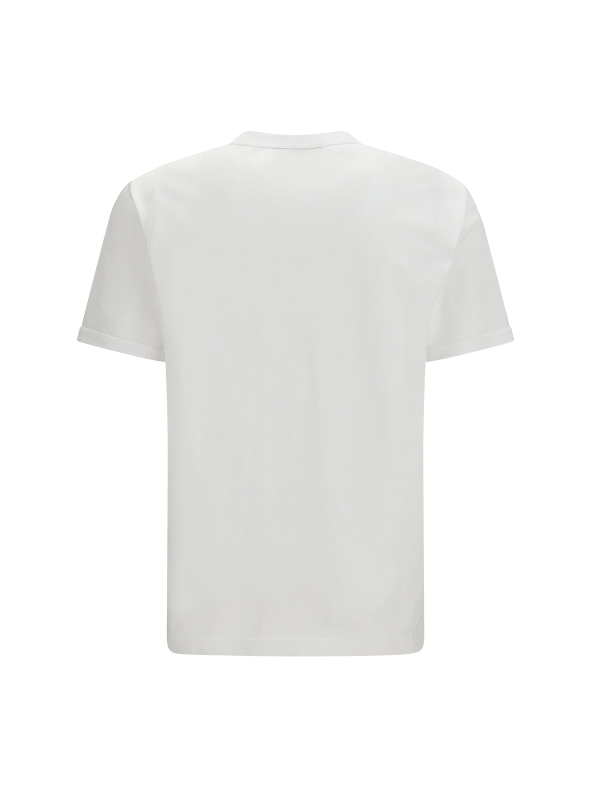 Dolce & Gabbana Cotton T-shirt with patch - White Ottico