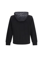 Moncler Hooded zip-up Sweatshirt - Black