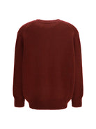The Row Parth cashmere Sweater - Burgundy Melange