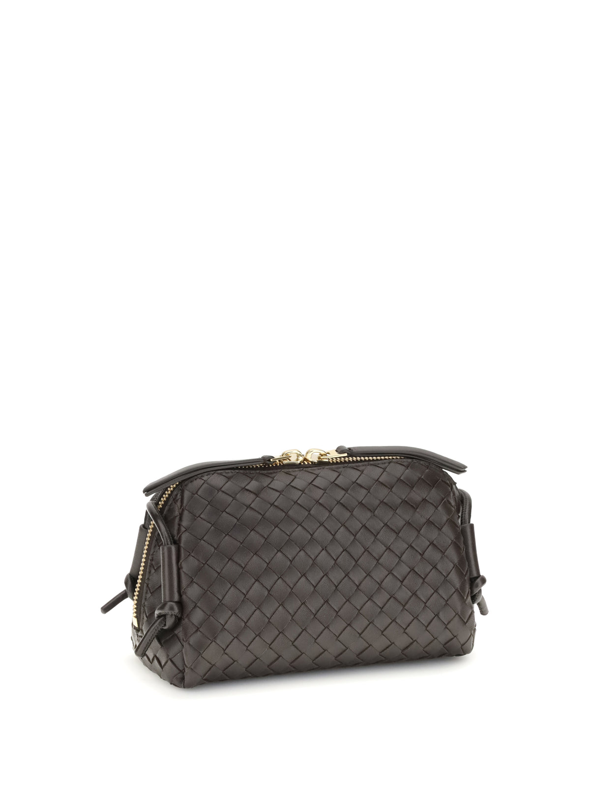 Bottega Veneta Concert Handle Clutch - Fondant-M Brass