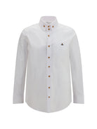 Vivienne Westwood Orb embroidered cotton Shirt - White