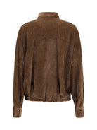 Brunello Cucinelli Corduroy Shirt - Sigaro