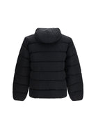 C.P. Company Goggle Hooded Jacket in Chrome-R - Black