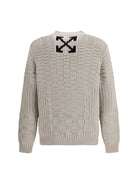 Off-White Arrow Sweater - Stone