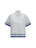 Loewe Short-sleeved striped Shirt - White/Multicolor