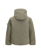 Stone Island Padded micro twill Jacket - Military Green