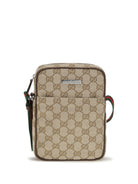 Gucci Small Gucci Tag Pouch - Vint.Sand/Dk.Bro/Vrv