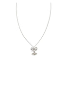 Vivienne Westwood Octavie Pendant Necklace - Platinum / White, Clear Cz