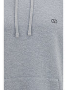 Valentino VLogo Signature Hoodie - Grey Melange