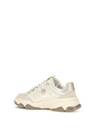 Pinko Athena leather Sneakers with sequin details - Platinum