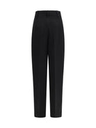 Max Mara Studio Mstsumero Pants in linen batavia - Black