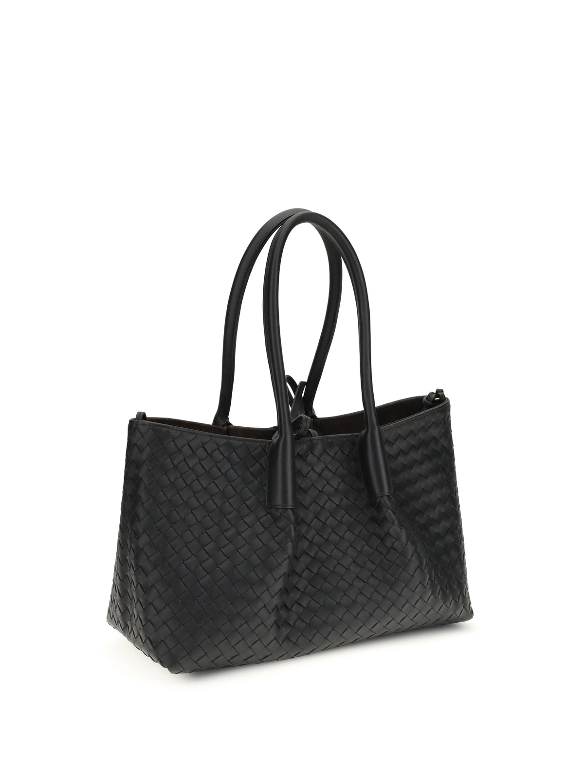 Bottega Veneta Pinacoteca Tote Bag - Black/Fondant-M Br
