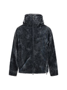 Y-3 Marble-efect nylon waterproof Jacket - Black