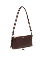 Loewe Joya Clutch Bag in calfskin - Dark Burgundy