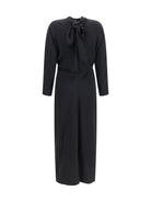 Toteme Open-back bow Dress - Black