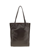 Phoebe Philo Paper Tote Bag - Choc Brown Silver