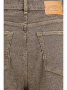Ganni Lari Neppy denim Jeans - Chicory Coffee