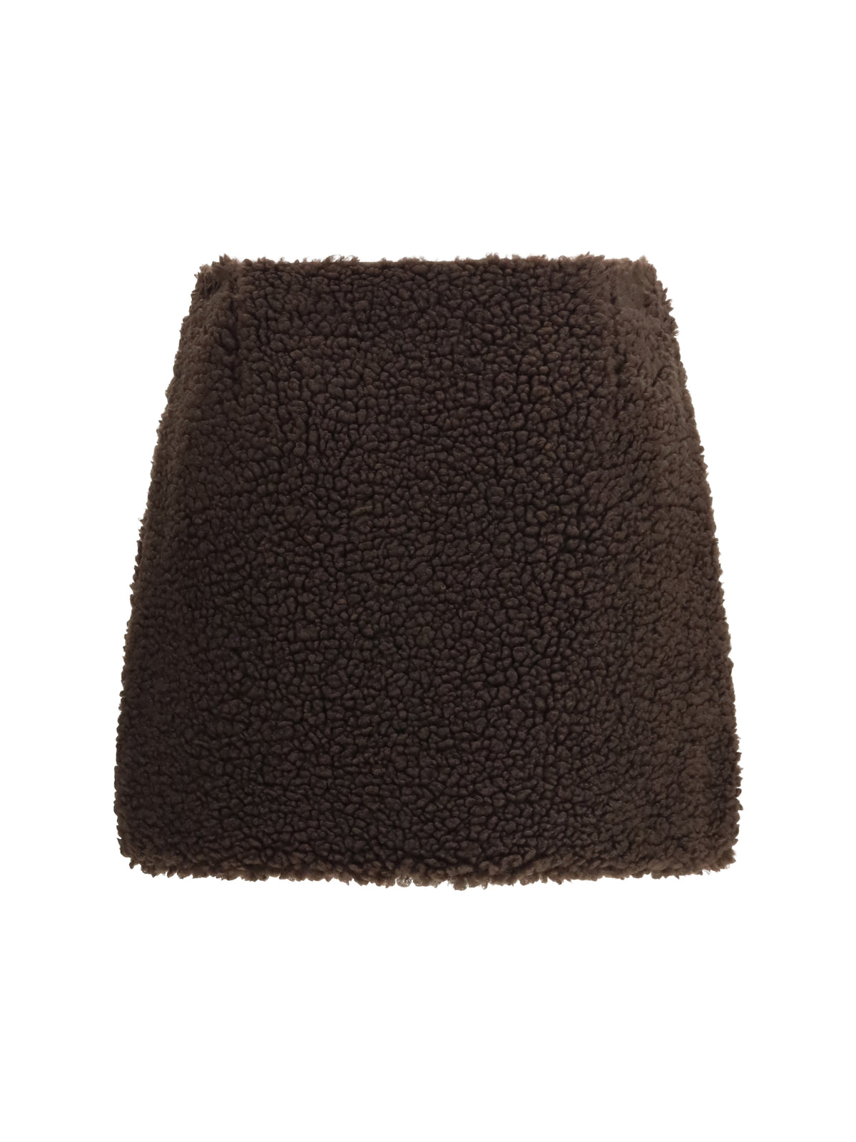 Moncler Teddy-effect Miniskirt - Taupe