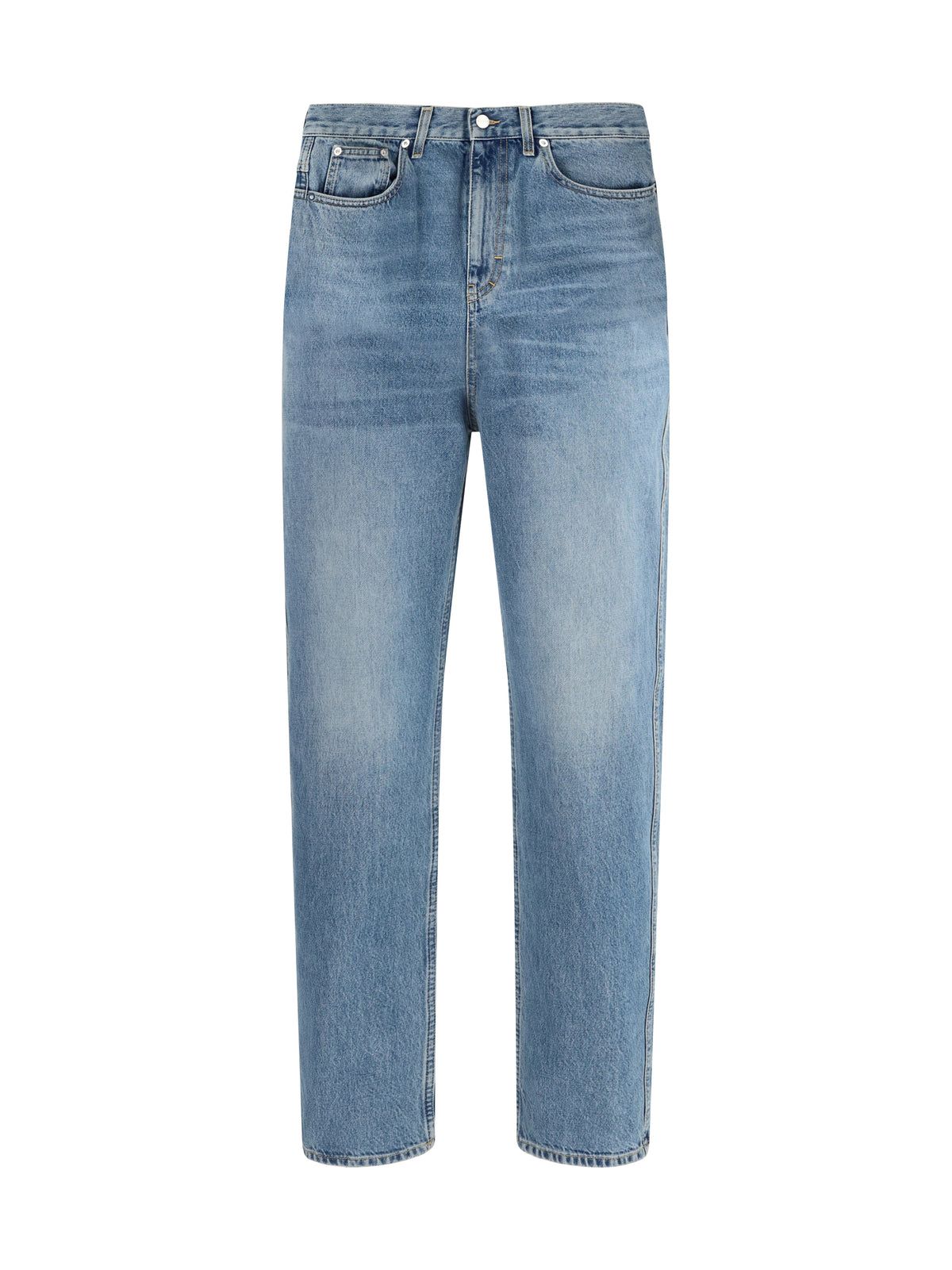 Gucci Slim-fit Pants in certified cotton denim - Light Blue